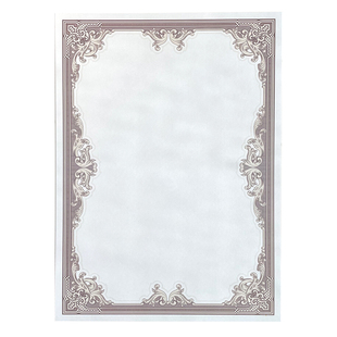 双胶纸加厚180g内页七色A4奖状荣誉结业颁奖培训收藏证书定制烫金