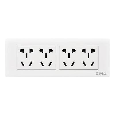 国际电工自由组合118型插座墙壁
