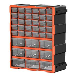 德力西电气斜口零件盒螺丝分类收纳盒五金工业型分格箱长方形端子