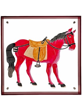 国风十二生肖马年装饰摆件