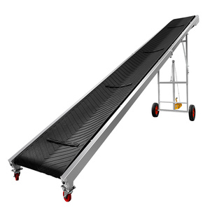 传送带输送机小型多用加厚输送带装车卸货移动爬坡折叠式皮带机