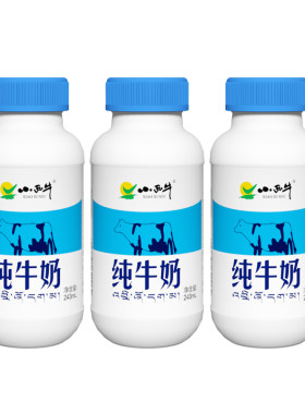 青藏人家小西牛纯牛奶243ml*3瓶