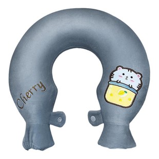 脖子肩颈热水袋注水灌水暖水袋颈椎热敷专用护肩颈部神器U型挂脖
