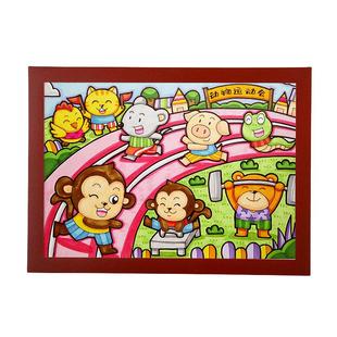 画框装裱儿童磁吸磁力磁性相框免打孔4K开8k奖状展示框a3A4墙面贴