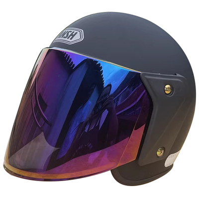 防晒防窥镀银镜片头盔