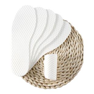 厂家直供发财路鞋垫50双透气吸汗一次性鞋垫舒适薄款软底鞋垫7A级