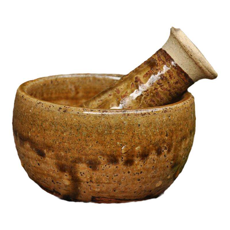 怀旧擂钵蒜臼研磨器中药钵