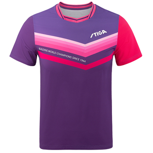 STIGA斯蒂卡乒乓球服套装男女款乒乓球比赛服短袖乒乓球衣T恤圆领