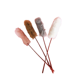 猫玩具兔毛球逗猫棒猫自嗨解闷神器猫咪兔毛条逗猫棒消耗体力用品