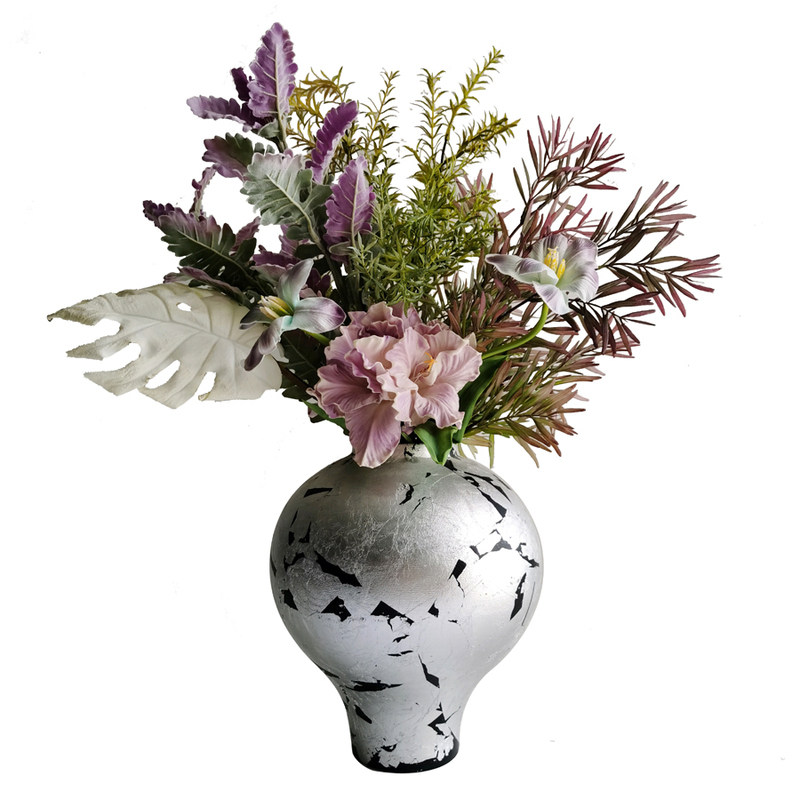 意式轻奢高级仿真花玄关餐桌花束