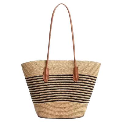 大容量草编托特包海边度假沙滩包