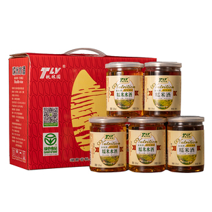 湖南新化桃林园糯米酒　紫鹊界生态糯米制作糯米水酒 12瓶礼盒装