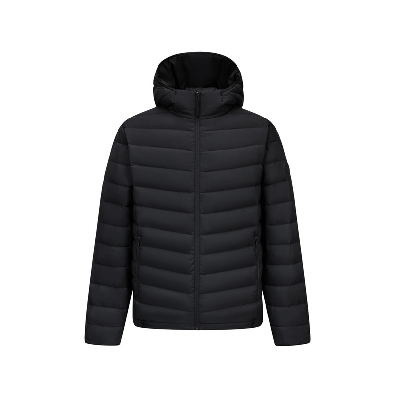 波司登轻薄连帽鸭绒羽绒服