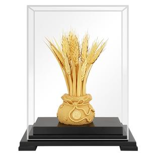 金箔麦穗大卖桌面摆件家居客厅酒柜装饰品办公室摆设开业乔迁礼物