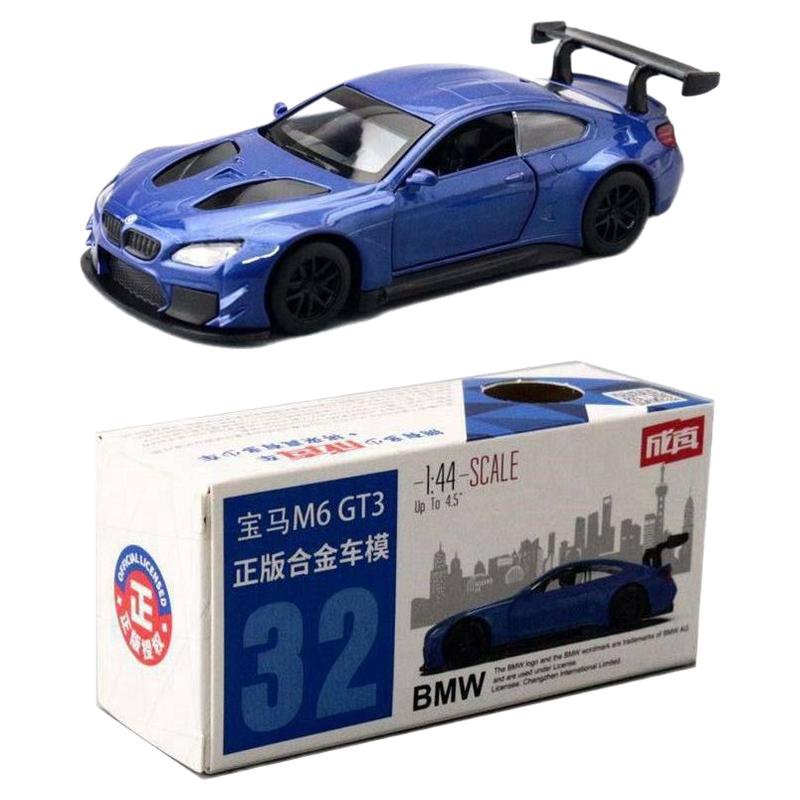 彩珀44合金汽车模型宝马M6GT3