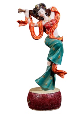 敦煌文创飞天装饰摆件古风仕女大