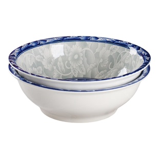 大汤碗家用陶瓷大容量釉下彩汤古碗酸菜鱼排骨碗米线碗青花瓷商用