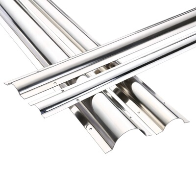 带胶防踩型不锈钢地线槽弧形耐压装饰布线槽明装半圆自粘式压线条