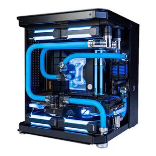乔思伯TK1 MATX机箱双240分体式水冷水道板方案套装 硬管水冷散热