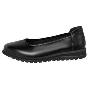 软底职业工作鞋女黑色舒适工鞋上班久站不累脚空姐高铁乘务员鞋子