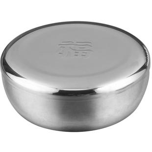 韩式不锈钢带盖米饭碗蒸饭碗泡菜碗福字碗韩国调味碗单层碗留样盒