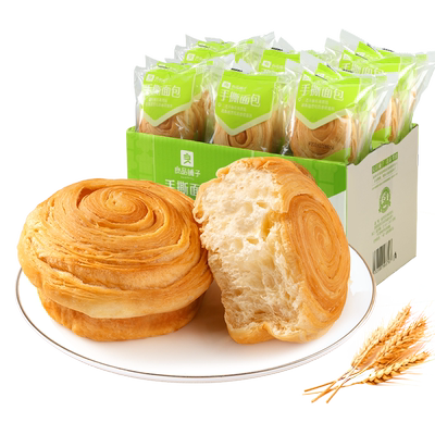 良品铺子手撕面包早餐饱腹零食品