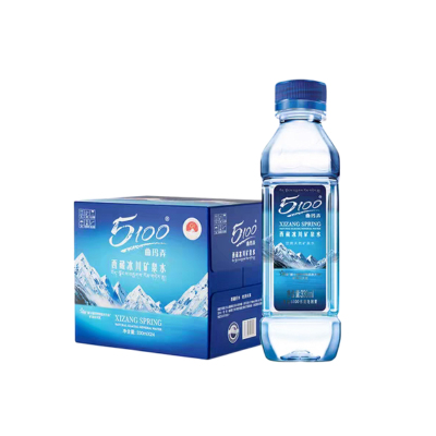 5100西藏冰川矿泉水330ml*24瓶