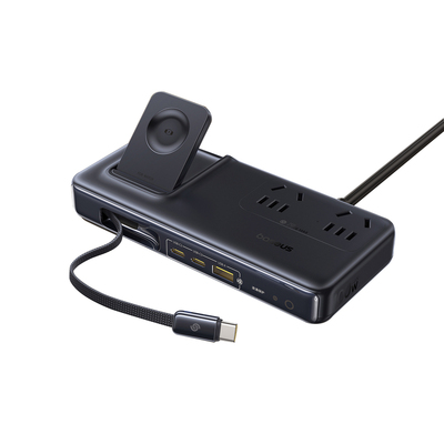 倍思100W七合一超薄桌面充电站