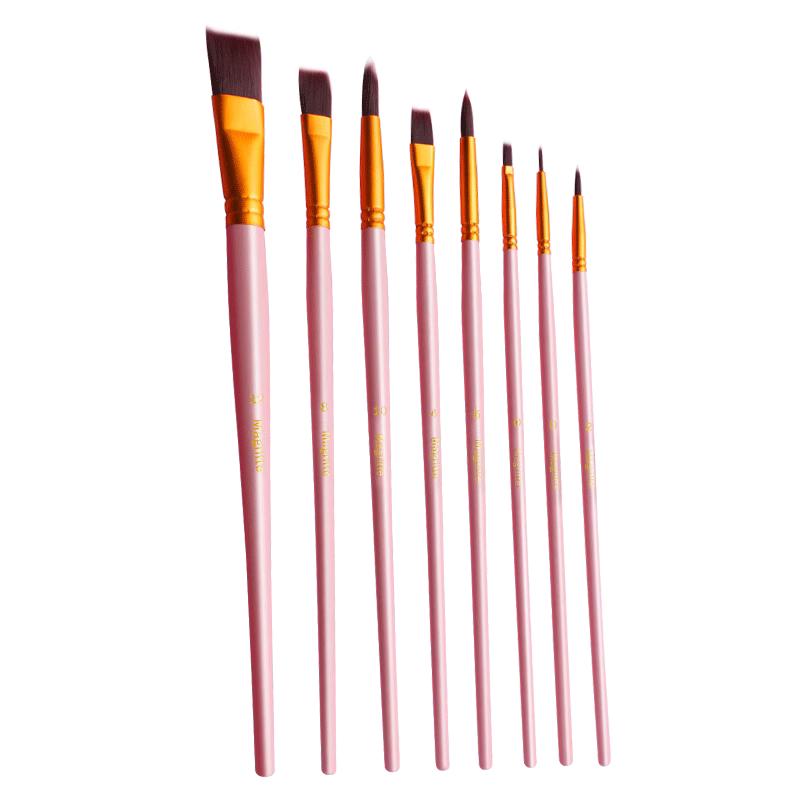 水粉画笔套装丙烯油画笔水彩笔排笔美术生用尼龙笔刷彩色丙烯油画颜料画画用绘画毛笔初学者学生刷子全套工具