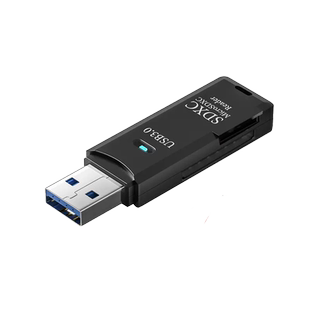 usb3.0读卡器佳能单反相机sd卡U盘多功能高速转换器读取车载行车记录仪存储tf内存卡下载歌曲手机OTg电脑两用