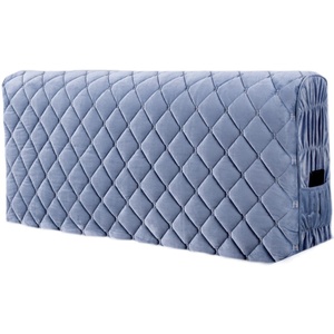 简约加厚全包床头罩欧式实木皮床布艺软包夹棉万能弹力防尘靠背套