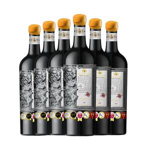 法国原瓶进口葡萄酒赤霞珠正品半甜型750ml节日送礼整箱红酒包邮