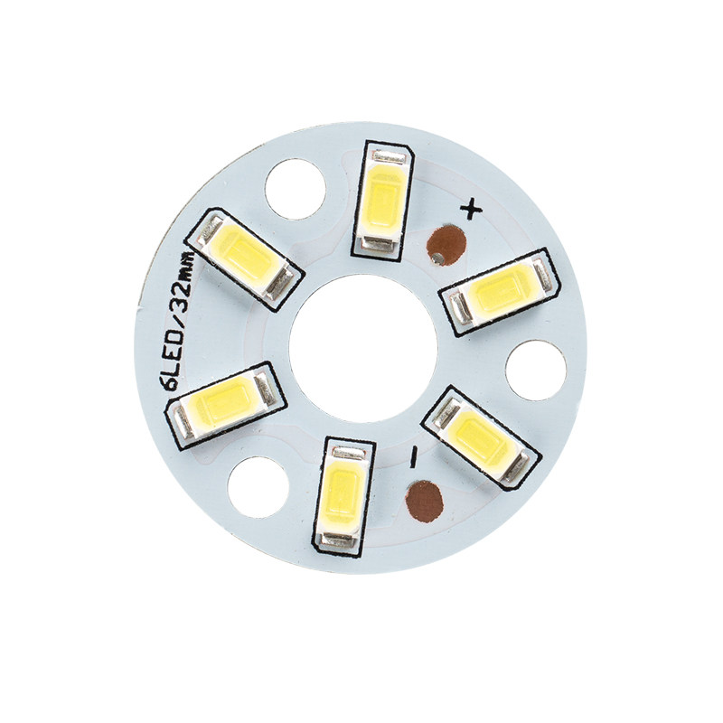 LED3W5W圆形小灯片DIY吸顶水晶灯餐吊灯改造光源镜前灯泡灯芯配件
