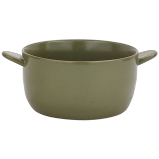 粗陶碗双耳酸奶碗餐具精致焗烤碗烩面碗家用汤碗高颜值甜品沙拉碗