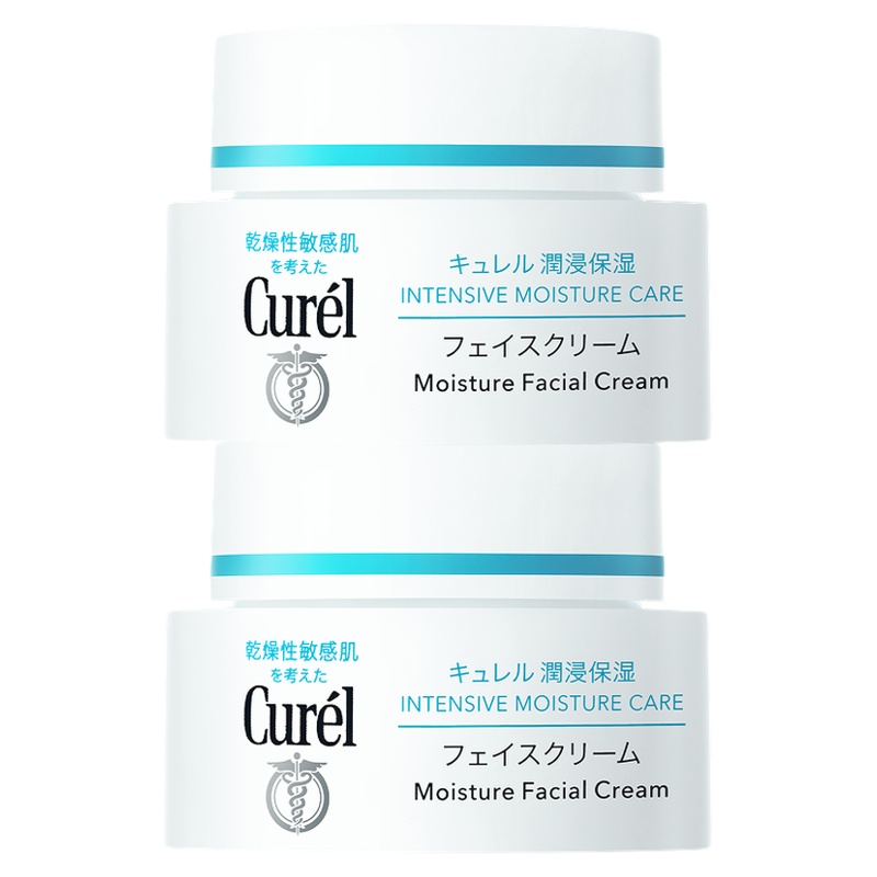 【年货节预售】珂润保湿面霜40g*2敏感肌滋润补水神经酰胺护理