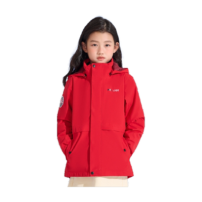 伯希和儿童三合一摇粒绒冲锋衣