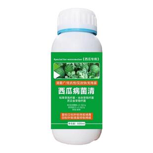西瓜杀菌剂西瓜甜瓜哈密瓜黄叶枯萎青枯蔓枯炭疽病全治西瓜专用药