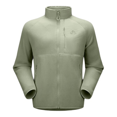 伯希和户外Polartec200抓绒衣男款秋季轻暖防风冲锋衣内胆登山服