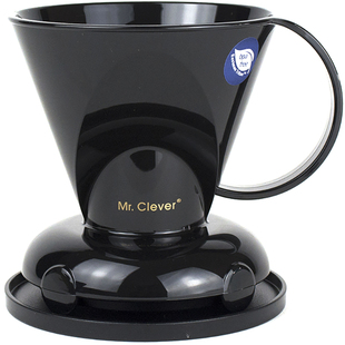 新版台湾Mr.Clever咖啡聪明杯 手冲咖啡扇形过滤杯Clever Dripper