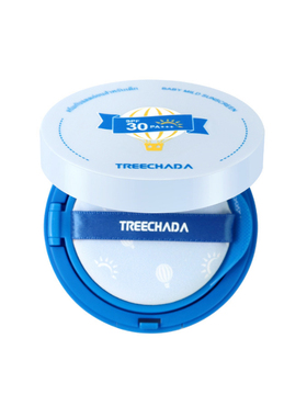 泰国TREECHADA儿童温和防晒乳气垫婴童物理防晒霜送替换芯清爽