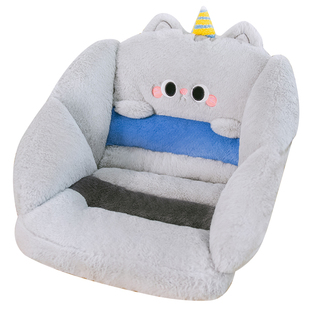 坐垫靠背一体办公室护腰靠垫电竞椅座垫加厚椅垫屁股软垫子防滑冬