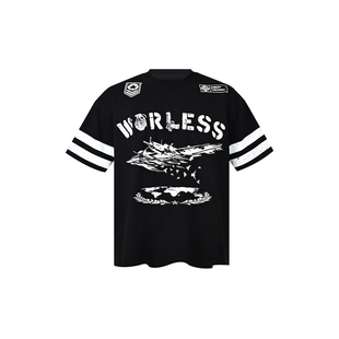 OOTC「轰炸机」橄榄球服运动风上衣夏季新款短袖T恤男街头潮流