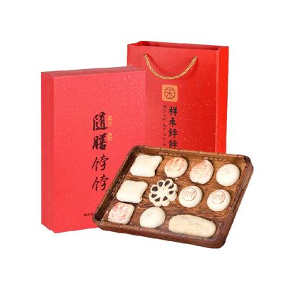 祥禾饽饽铺糕点礼盒装随膳枣泥卷