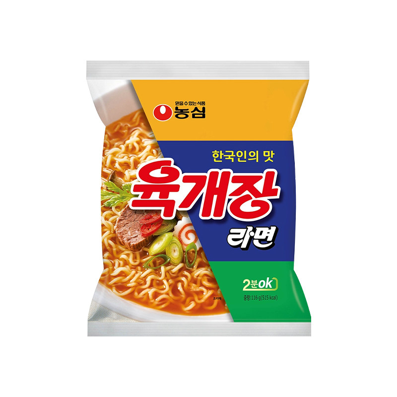 农心辣牛肉汤面香辣牛肉味方便面