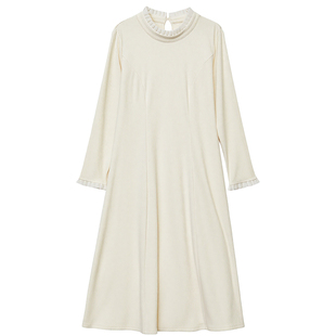 DM100大码百分百女装微胖mm冬季百搭显瘦黑色花边德绒打底连衣裙