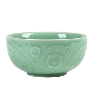 青瓷大碗陶瓷面碗汤碗大海碗泡面碗创意吃面条的大号面碗家用