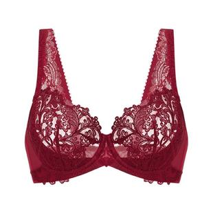 兰卡文缪斯系列4/4薄杯性感高级文胸内衣红色婚庆LC13WG1