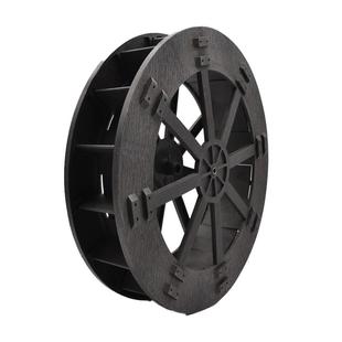 水轮水车转轮风车鱼缸假山流水造景室内户外喷泉摆件家用庭院装饰