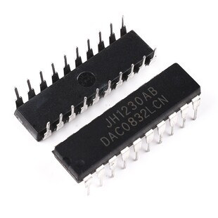 直插DAC0832LCN DAC0832 8位数模转换器 并行D/A转换器DIP-20芯片