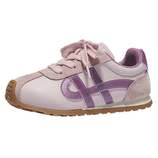 暇步士童鞋女童运动鞋春秋新款大童防滑耐磨休闲鞋儿童德训鞋子女